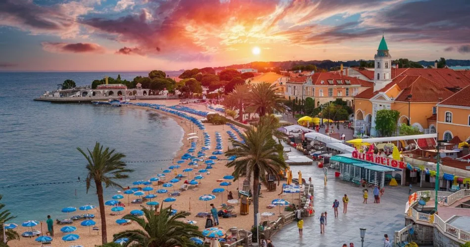 Bibinje koło Zadaru w Chorwacji. Plaże