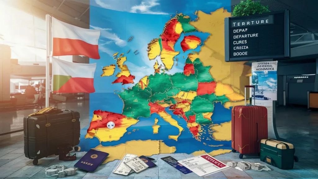 Nad jakimi krajami leci samolot z Polski do Bułgarii?