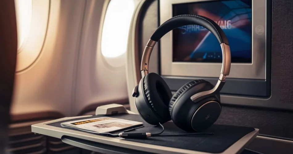 Słuchawki bezprzewodowe w samolocie – zasady korzystania