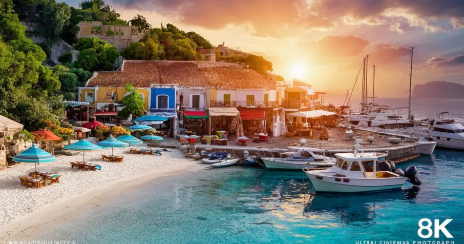 Wczasy w Grecji – Parga greckie miasteczko u wybrzeży Morza Jońskiego