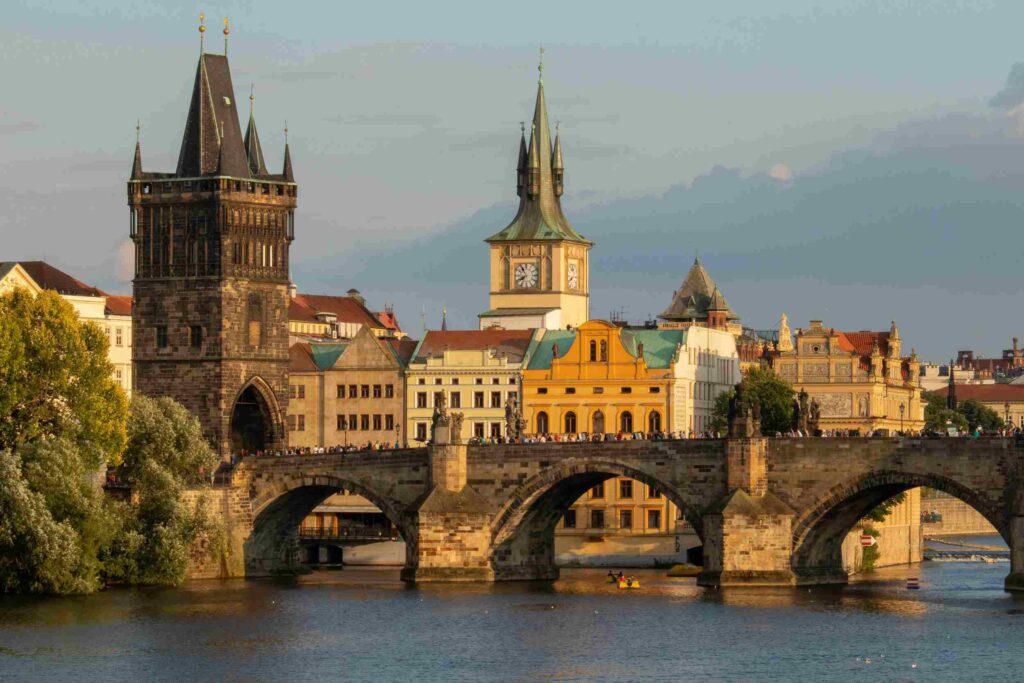 widok na pragę